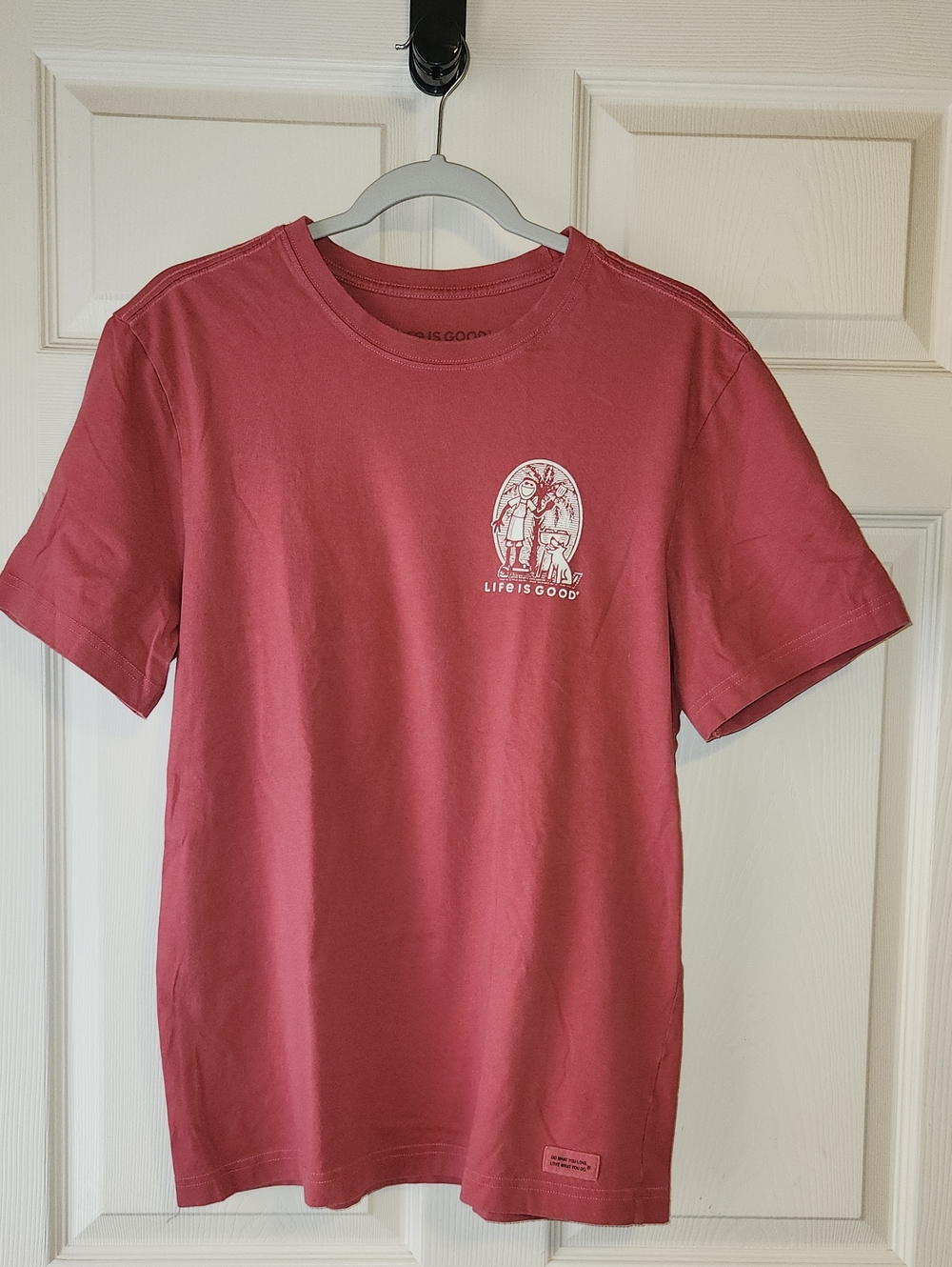 Life Is Good Red Graphic Tee Size M